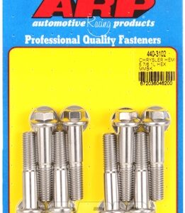 arp chrysler hemi 5.7/6.1l ss hex motor mount bolt kit