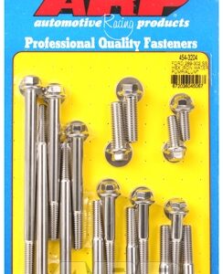 arp ford 289 302 ss hex iron wp and front cover bolt kit