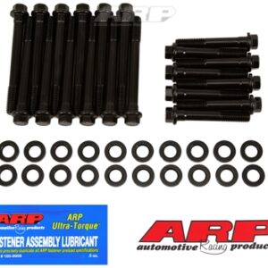 arp head bolt kit buick 350 black hex
