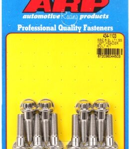 arp header bolt kit chevy sb 6.2l lt1 ss 12pt