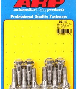 arp header bolt kit chevy sb 6.2l lt1 ss hex
