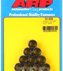 arp m10 x 1.0 12pt nut kit (10pcs)