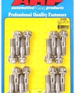 arp m10 x 1.25/1.50 x 48mm broached stud kit 16pcs