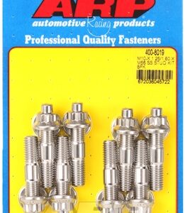 arp m10 x 1.25/1.50 x 55mm broached stud kit 8pcs