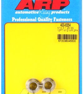 arp m10 x 1.25 (m12 wr) ss 12pt nut kit