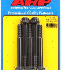 arp m10 x 1.25 x 90 12pt black oxide bolts (5pcs)