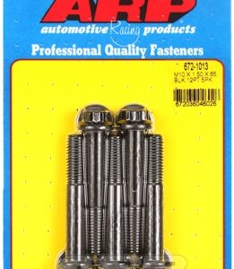 arp m10 x 1.50 x 65 12pt black oxide bolts(5pcs)