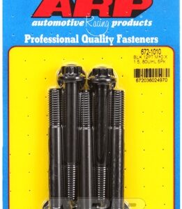 arp m10 x 1.50 x 80 12pt black oxide bolts (5pcs)