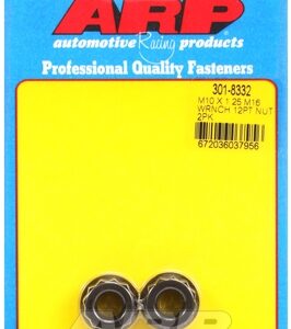 arp m10x1.25 m16 socket 12pt. nut kit (2 pc.)
