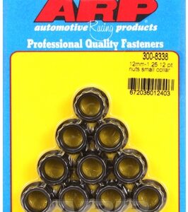 arp m12 x 1.25 12pt nut kit (small collar) (10pcs)