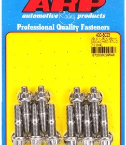 arp m8 x 1.25 x 45mm broached stud kit 10pcs