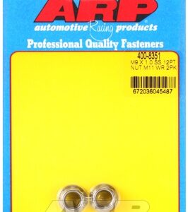 arp m9 x 1.00 (m11 wr) ss 12pt nut kit