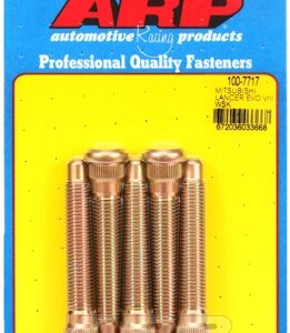 arp mitsubishi lancer evo viii wheel stud kit (5pcs)