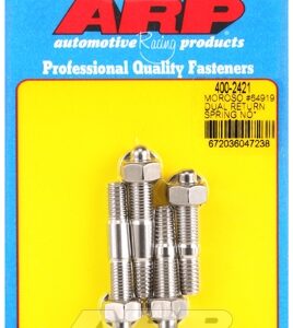 arp moroso 64919 dual rtrn spr no spacer plate ss carb stud