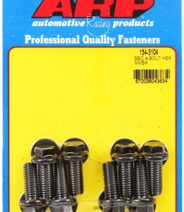 arp motor mount bolt kit chevy sb 4 bolt hex