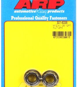 arp nut kit m12 x 1.25 12pt 2 pack