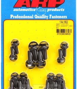 arp oil pan bolt kit chevy sb hex