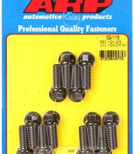 arp sb chevy hex .875 uhl header bolt kit