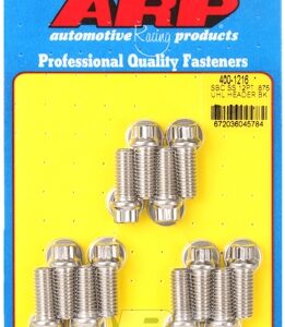 arp sb chevy ss 12pt .875 uhl header bolt kit