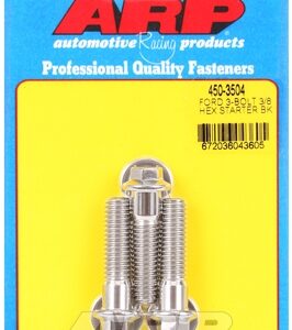 arp starter bolt kit ford 3 bolt 3/8 hex