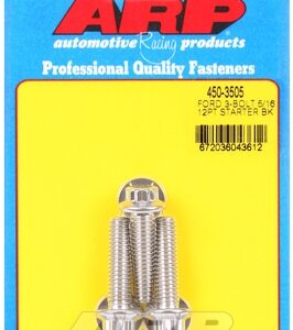 arp starter bolt kit ford 3 bolt 5/16 12pt