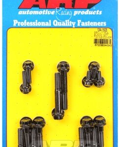 arp timing cover bolt kit chevy sb lt1 6.2l black 12pt