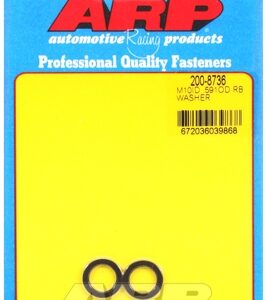 arp washer m10 id 0.591 od black 2 pack