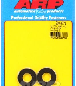 arp washer m12 id 0.995 od black 2 pack