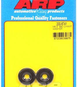arp washer m6 id 0.890 od black 2 pack