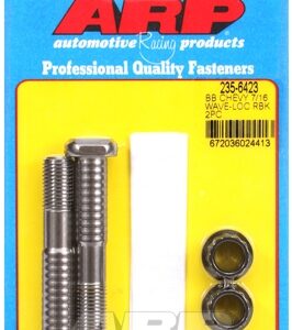 "bb chevy 7/16"" pro series rod bolt kit. 2pc"