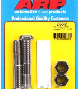 "bb chevy 7/16"" wave loc rod bolts"