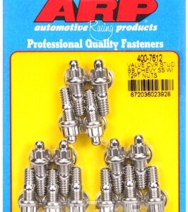 bb chevy stamped steel covers ss 12 pt valve cover stud kit