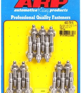 cast alum covers ss 12pt valve cover stud kit. 16pc