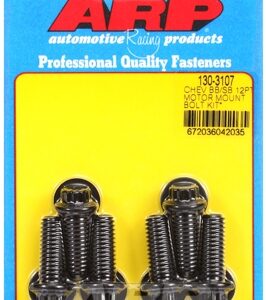 chevy 12pt motor mount bolt kit with energy suspension mount