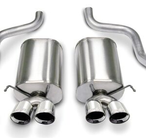 corsa axle back 2.5" dual rear twin 3.5" corvette c6