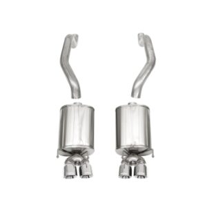 corsa axle back 2.5" dual rear twin 3.5" corvette c6 6.2 v8