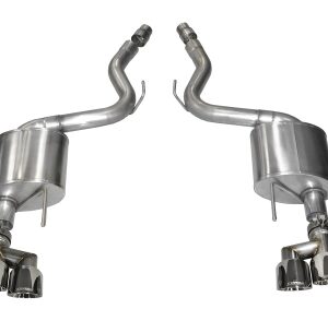 corsa axle back 3.0" dual rear twin 4.0" mustang 5.0 15 17