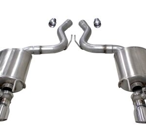 corsa axle back 3.0" dual rear twin 4.0" mustang 5.0 18 22