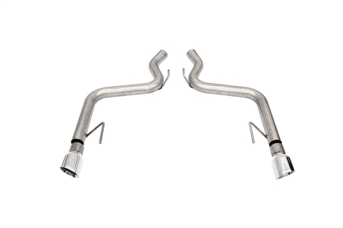 corsa axle back 3.0" single rear twin 4.5" mustang 5.0 15 17