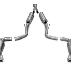 corsa cat back 2.5" dual rear gtx 3"x7" challenger 5.7 09 10