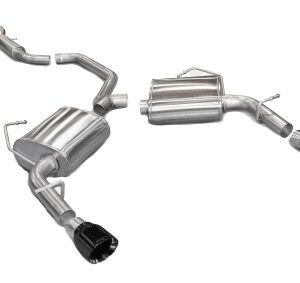 corsa cat back 2.5" dual rear single 4.0" chrysler 200 11 14