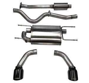 corsa cat back 2.5" dual rear single 4.5" brz/gt86 12 20