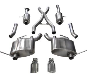 corsa cat back 2.5" dual rear single 4.5" cherokee 5.7 11 21