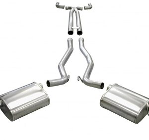 corsa cat back 2.5" dual rear single 4" camaro 6.0/6.2 11 15