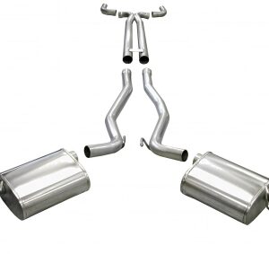 corsa cat back 2.5" dual rear single 4" camaro 6.2 10 13