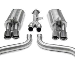corsa cat back 2.5" dual rear twin 3.5" corvette c4 l98