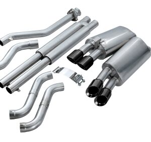 corsa cat back 2.5" dual rear twin 3.5" corvette c4 lt1