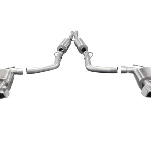 corsa cat back 2.75" dual rear gtx2 3"x7" challenger 11 14
