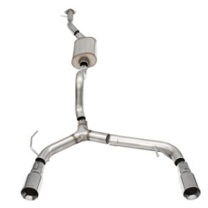 corsa cat back 2.75" dual rear single 4.0" bronco 2.3 21 23