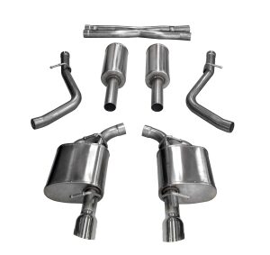 corsa cat back 2.75" dual rear single 4.5" 300c 5.7 17 20